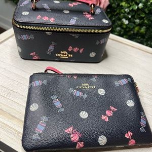 New Coach jewelry box and wristlet.